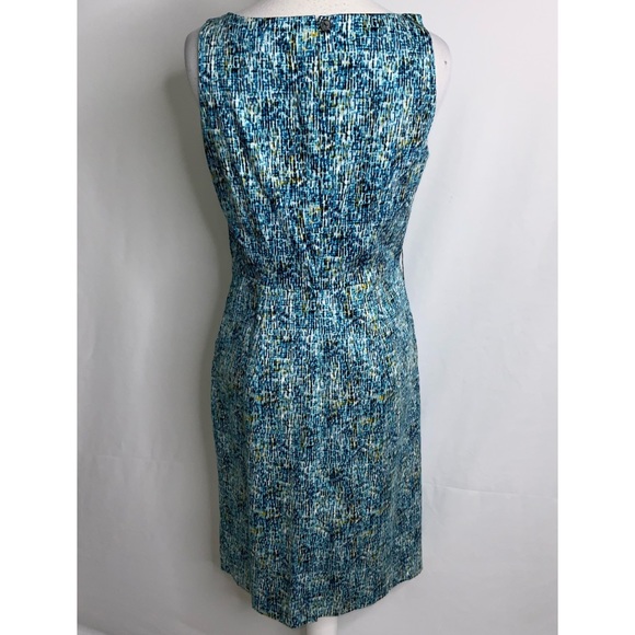 Worthington Turquoise Sleeveless Dress Pockets 4 - Picture 4 of 11